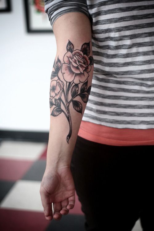 Rose Forearm Tattoo Best Tattoo Design Ideas