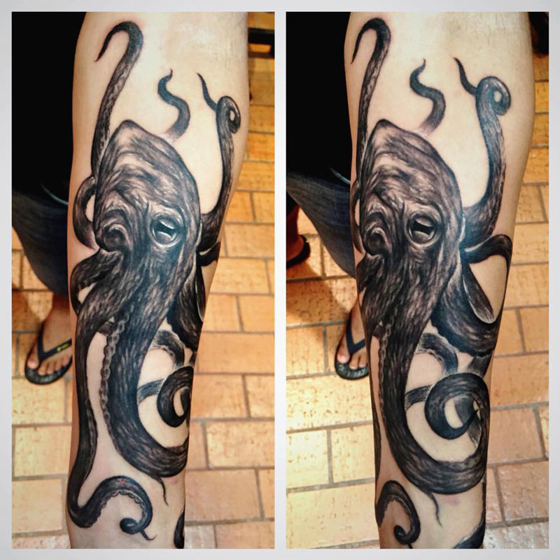 Octopus Arm Tattoo | Best tattoo design ideas