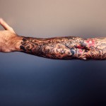 awesome full arm tattoo