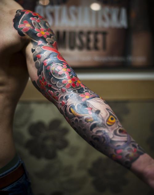 full arm tattoo
