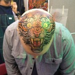 Awesome head tiger tattoo