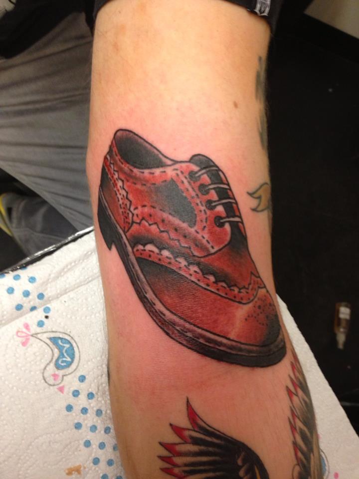 Shoe tattoo
