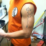 cool chemistry tattoo