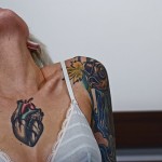 heart tattoo on chest