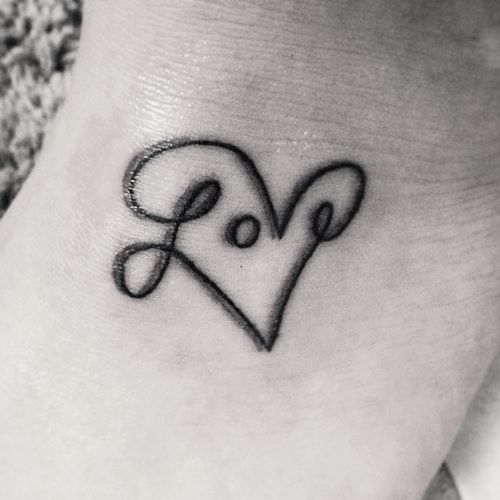 Awesome love tattoo