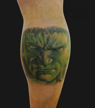 Hulk tattoo