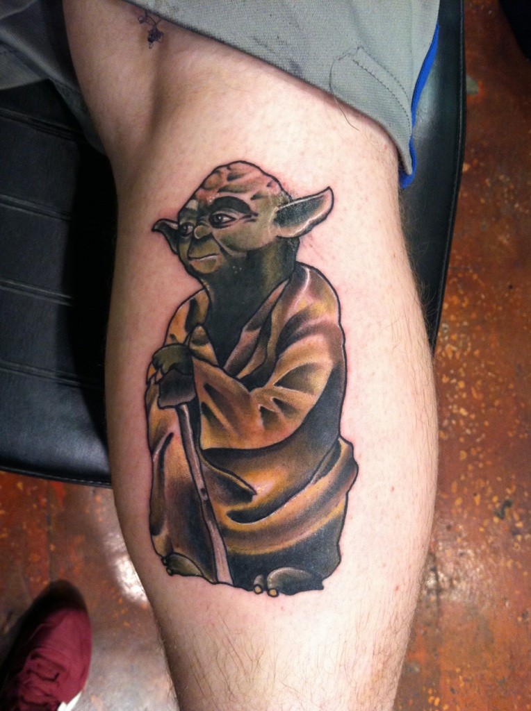 Yoda tattoo