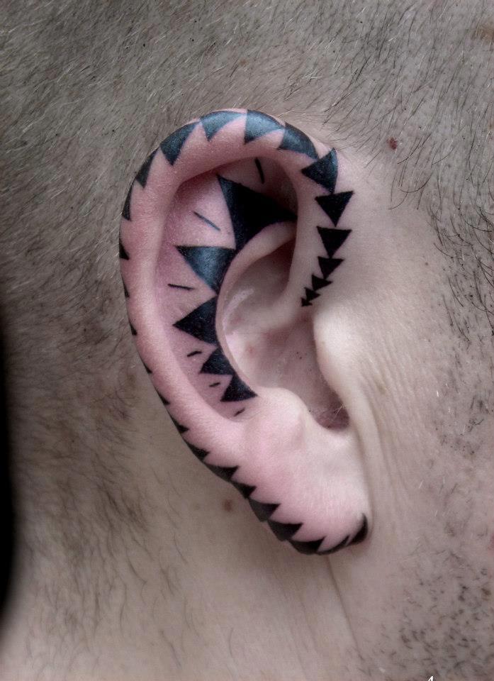 Awesome ear tattoo