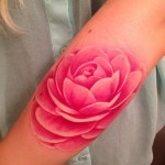Pink lotus tattoo