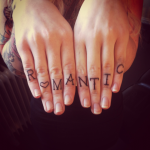 Romantic finger tat
