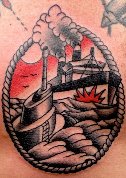 Warships tattoo