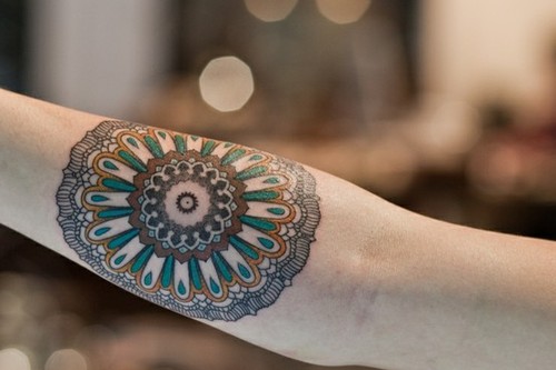 Mandala Tattoo On Arm