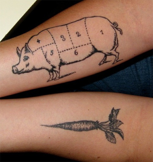 Probably A Vegetarian's Tattoo