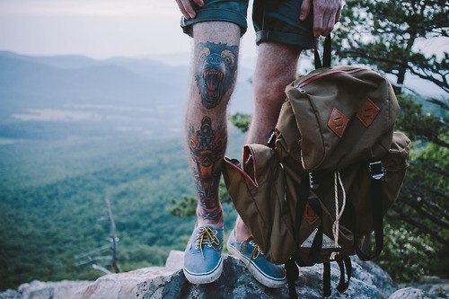 Tattoos. View. Vans. Backpack.