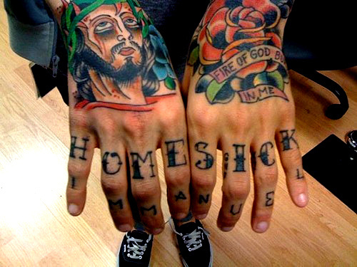 Homesick tattoo by Tine DeFiore  Tattoogridnet
