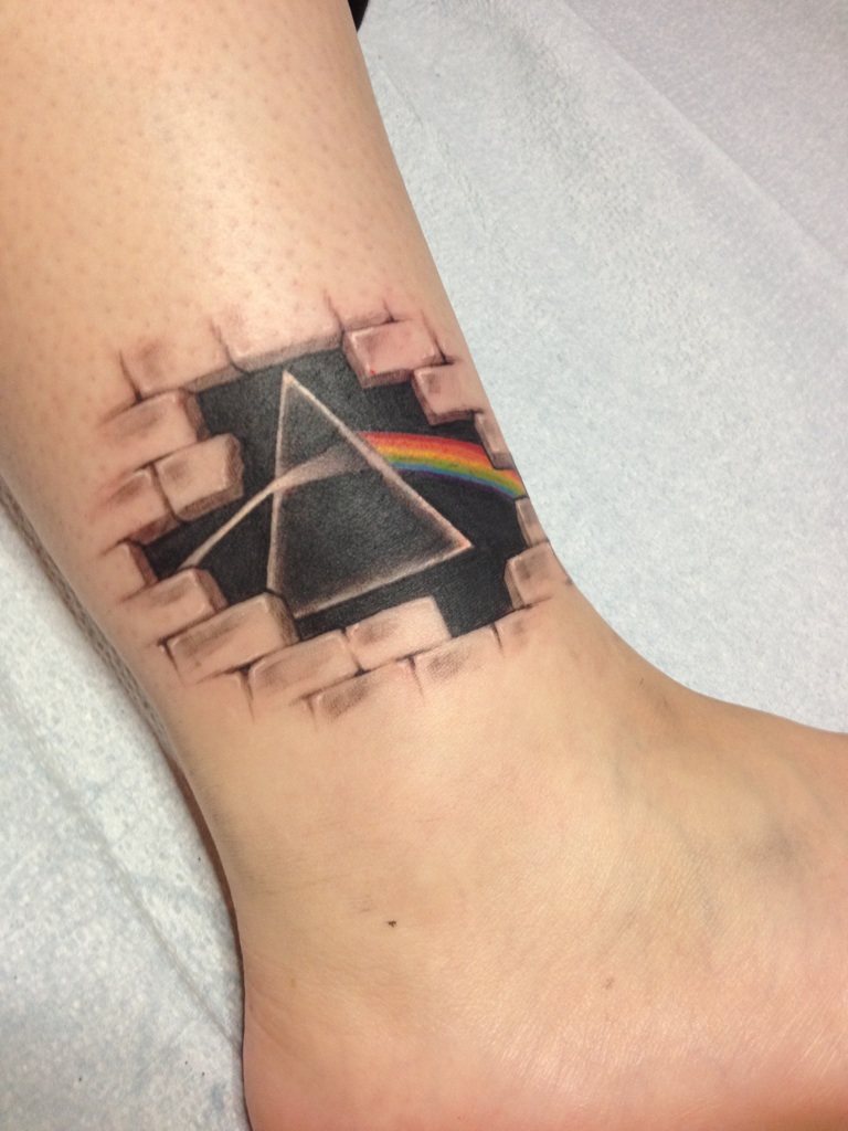 Pink Floyd - Darkside behind the wall. Right ankle