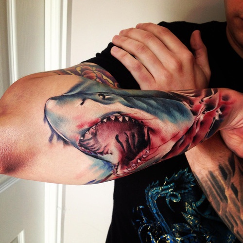 Shark On Arm