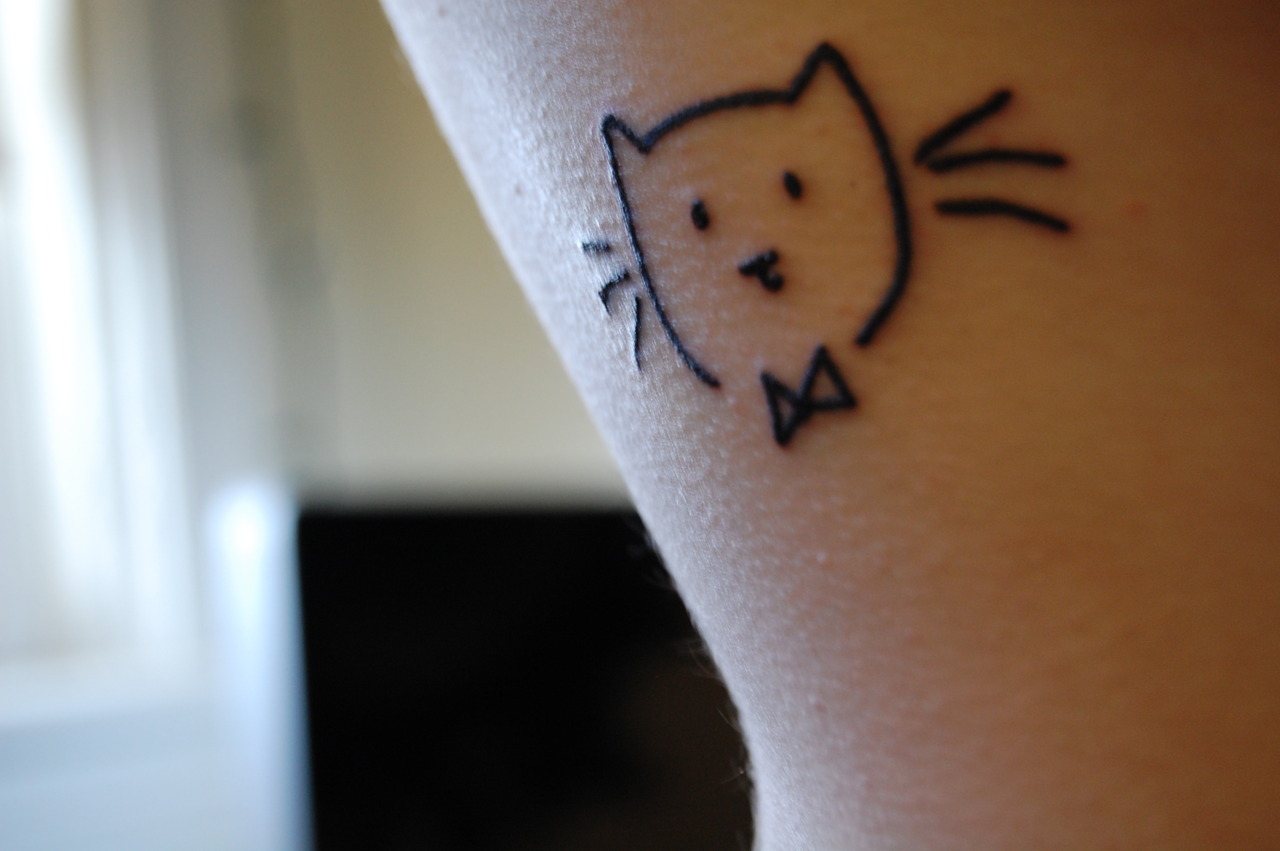 Small Kitten Tattoo