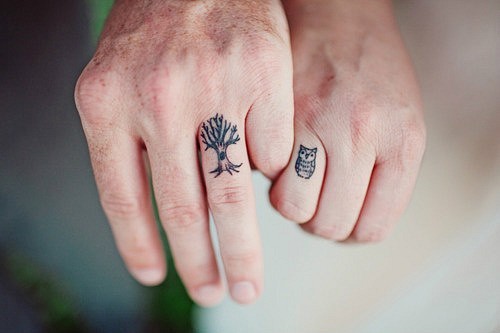 Tiny Fingers Tattoos