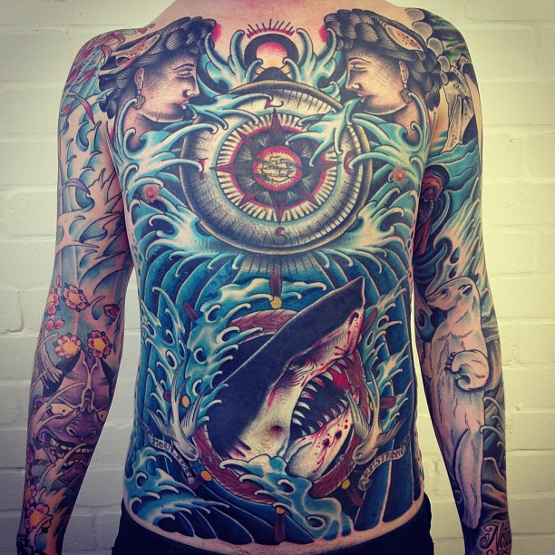 Awesome Fully Tattooed Sailor