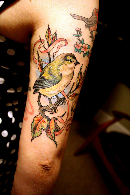 Bird Sleeve | Best Tattoo Ideas For Men & Women