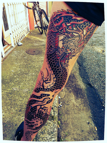 Starasian Tattoo Art  Denis Dragon leg 2  Inked by Starasi  Flickr