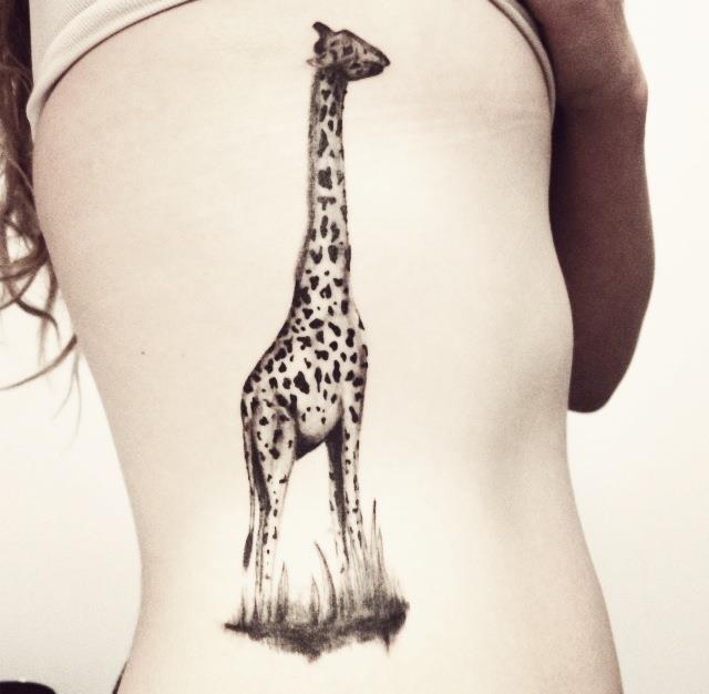 Giraffe Side Tat
