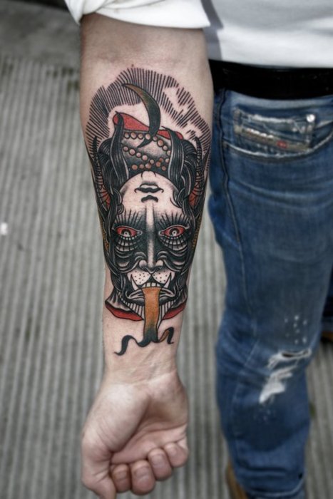 Devil Arm Tattoo