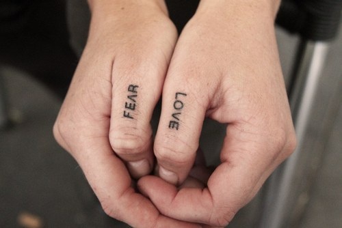 Fear & Love Tattoo