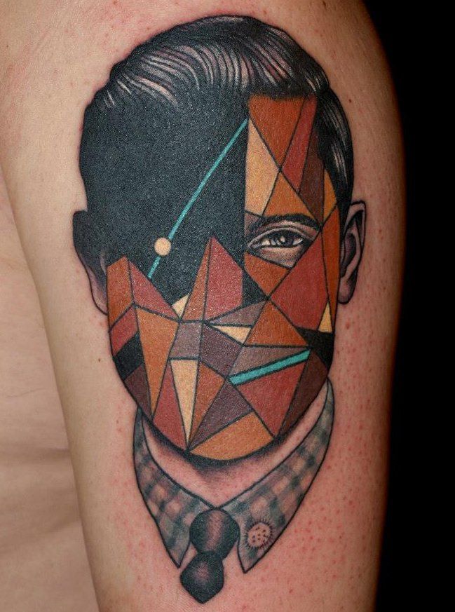 Geometric Face Tatt