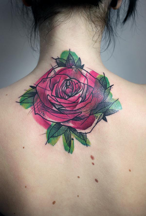 Neck Rose Ink