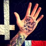 Palm Skull Tattoo