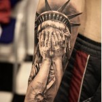 Statue of Liberty Tattoo Idea