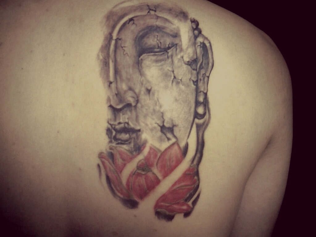 Tip 94+ about buddha face tattoo latest .vn