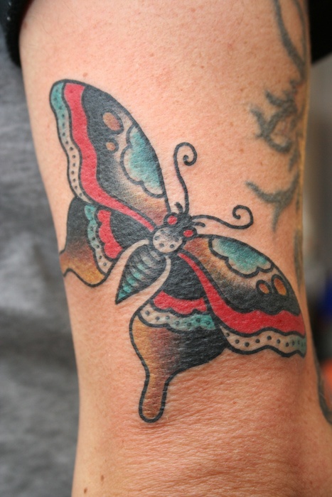 Butterfly Tattoo By Elise