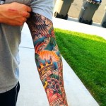 Classy Inked Colourful Arm