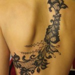 Floral Lace Tattoo