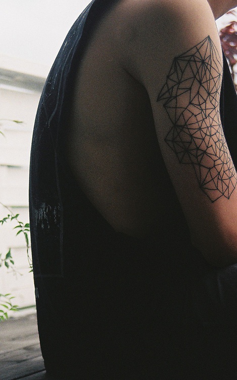 Geometric Sleeve Tattoo