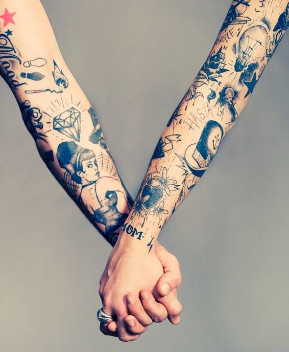 Inked Couples Arms