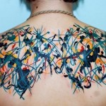 Tattoo Inspired By Jackson Pollock