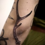 Antler Tattoo By Alice Carrier