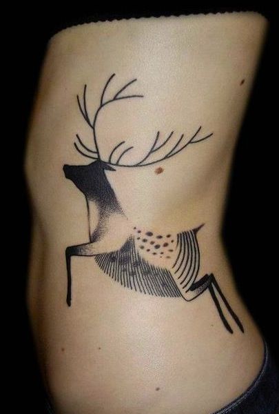 Deer Tattoo By Kris Ciezlik