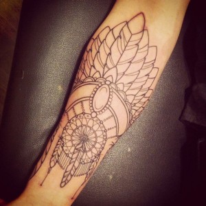 Feathers Tattoo On Arm