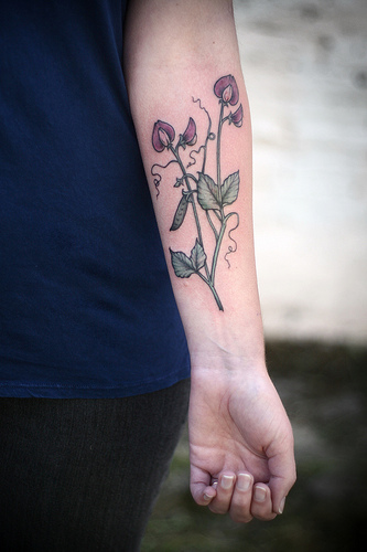 Flower Peas Tattoo