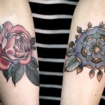 Flowers Tattoos On Arms