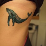Whale Side Tattoo