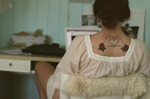 Heart Back Tattoo