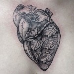 Beautiful Black Heart Tattoo