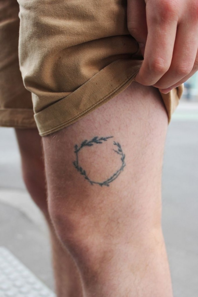 Small Tattoo On Leg