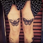 Traditional Butterflies Tattoos